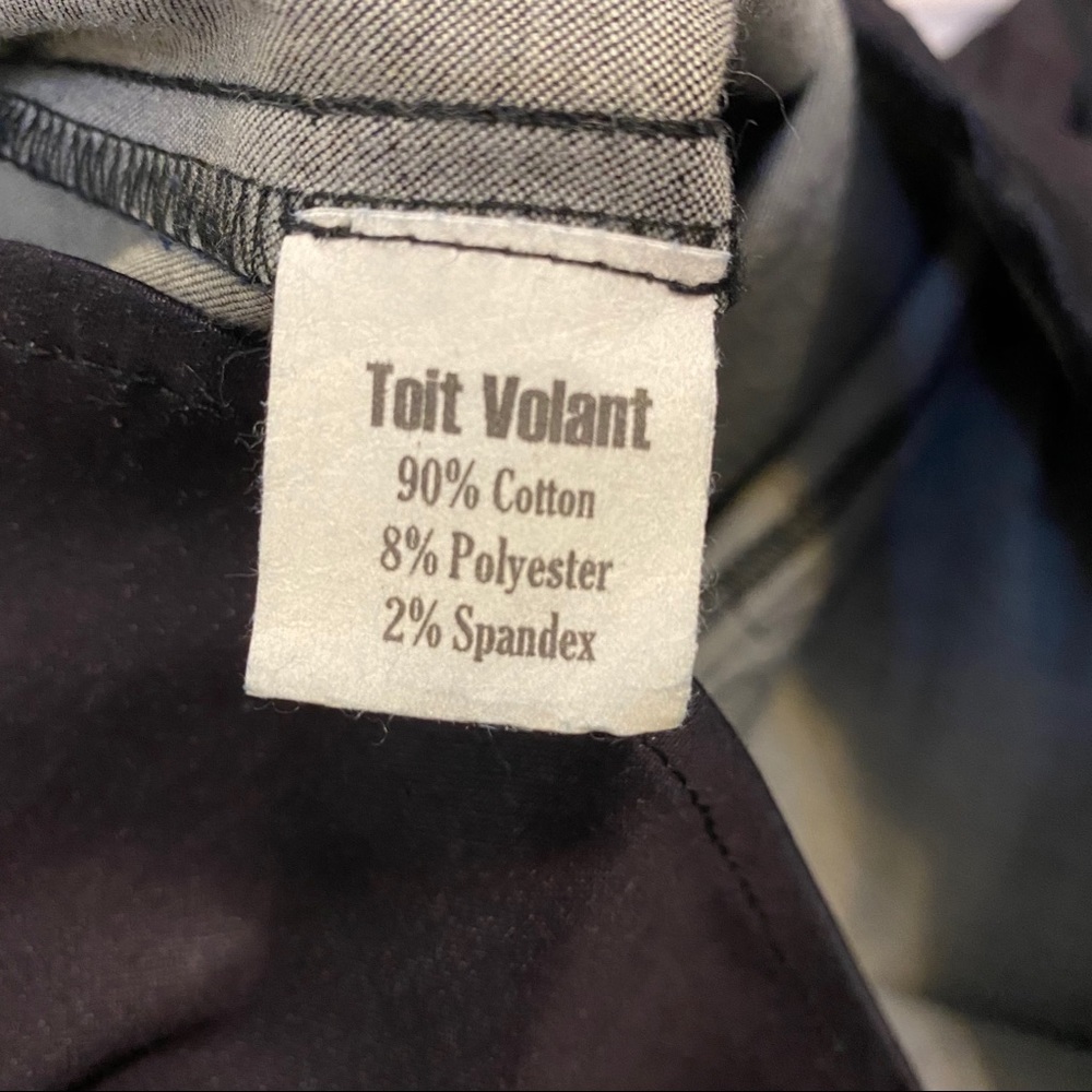 Toit Volant Sleeveless Mini Dress Black Sz M - Picture 6 of 9